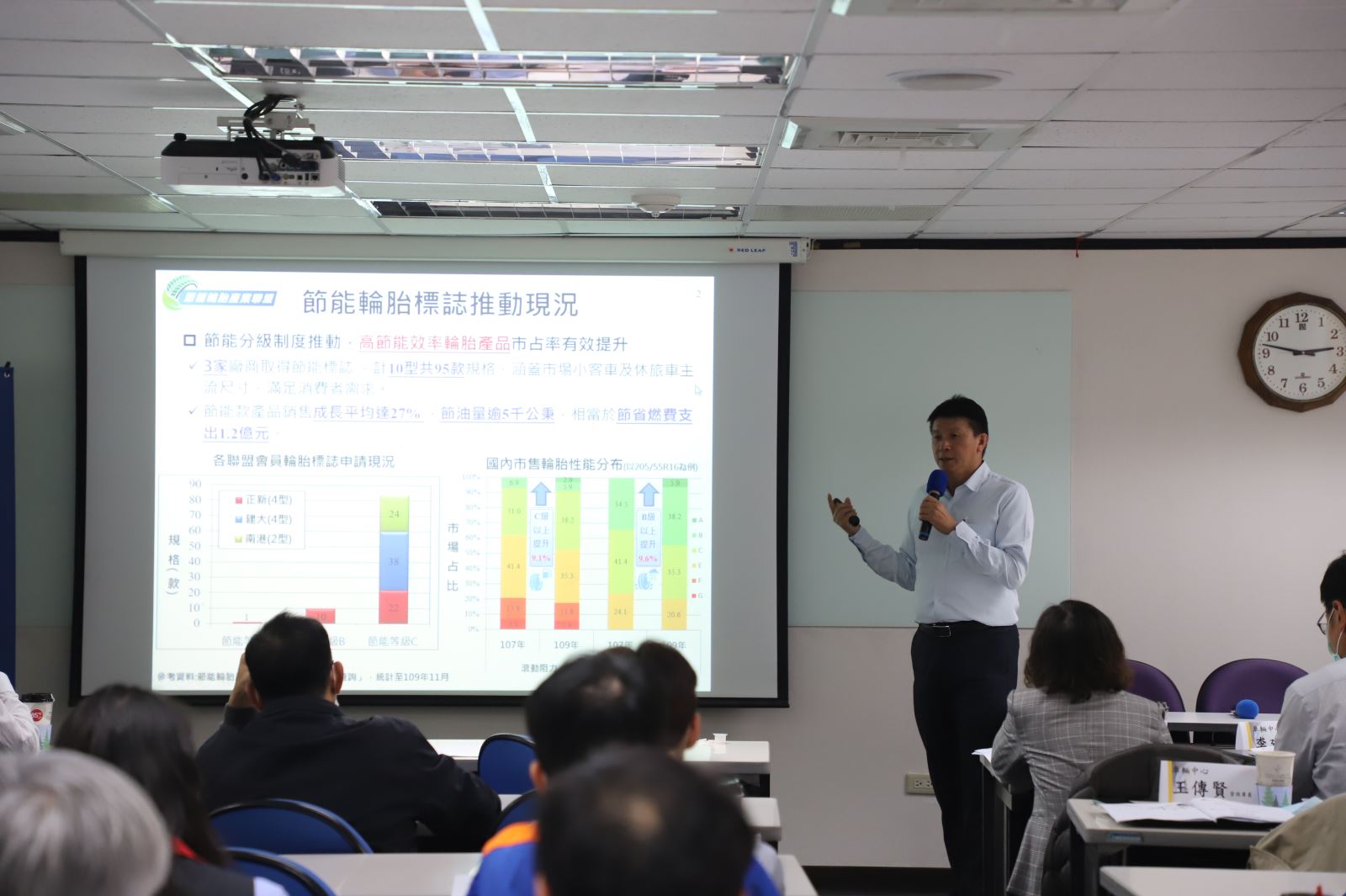 車輛中心-節能輪胎標誌推動成果交流照片